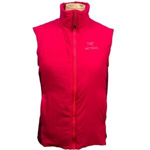Arc'teryx Atom LT Vest Full Zip Women M Bright Pink Lightweight Puffer Gorpcore